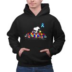 Snoopy Autism Awareness Car 2 Hoodie