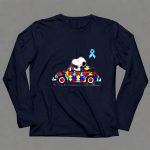 Snoopy Autism Awareness Car 4 Long Sleeves1