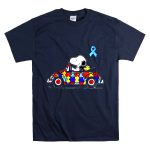 Snoopy Autism Awareness Car T Shirt 7