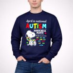 Snoopy Autism Awareness Month 3 Sweatshirt