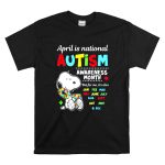 Snoopy Autism Awareness Month T Shirt 6