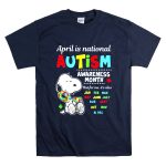 Snoopy Autism Awareness Month T Shirt 7