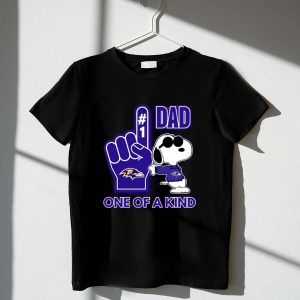 Snoopy Baltimore Ravens 1 DAD One of A Kind 1 T Shirt