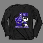 Snoopy Baltimore Ravens 1 DAD One of A Kind 4 Long Sleeves
