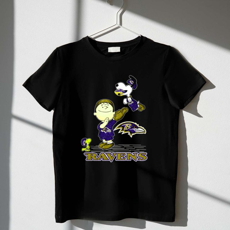 Snoopy Baltimore Ravens Football Celebration Ravens 1 T Shirt