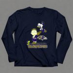 Snoopy Baltimore Ravens Football Celebration Ravens 6 Long Sleeves
