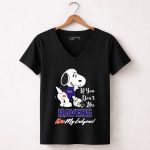 Snoopy Baltimore Ravens If You Dont Like Ravens Kiss My Endzone 7 Womens V Neck