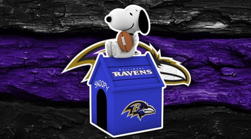Snoopy Baltimore Ravens