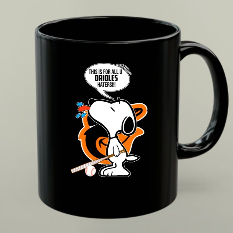Snoopy Baseball Baltimore Orioles Haters 1 Mug.jpg