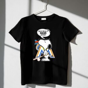 Snoopy Baseball Fan Spitting At Miami Marlins Haters 1 T Shirt.jpg