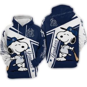 Snoopy Baseball New York Yankees aop hoodie 1.jpg