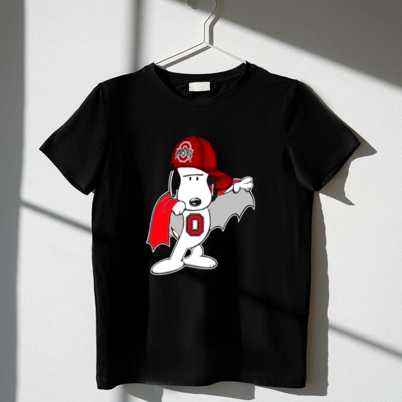 Snoopy Batman Ohio State Buckeyes 1 T Shirt 1