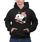Snoopy Be Mine Hearts and Flowers 2 Hoodie