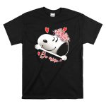 Snoopy Be Mine Hearts and Flowers T Shirt 6