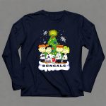 Snoopy Bengals Christmas Tree Peanuts Characters 6 Long Sleeves