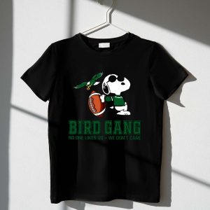 Snoopy Bird Gang No One Likes Us Philadelphia Football Shirt