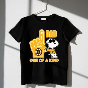 Snoopy Boston Bruins 1 Dad One Of A Kind 1 T Shirt.jpg