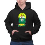 Snoopy Boston Celtics Halloween Moon Pumpkins 2 Hoodie