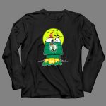 Snoopy Boston Celtics Halloween Moon Pumpkins 4 Long Sleeves