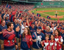 Snoopy Boston Red Sox Merchandise Banner