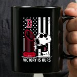 Snoopy Boston Red Sox Victory Is Ours 2018 With Flag American 3 mug.jpg