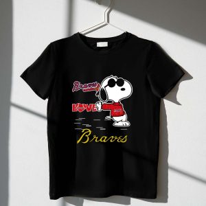 Snoopy Braves Love Atlanta Braves Shirt