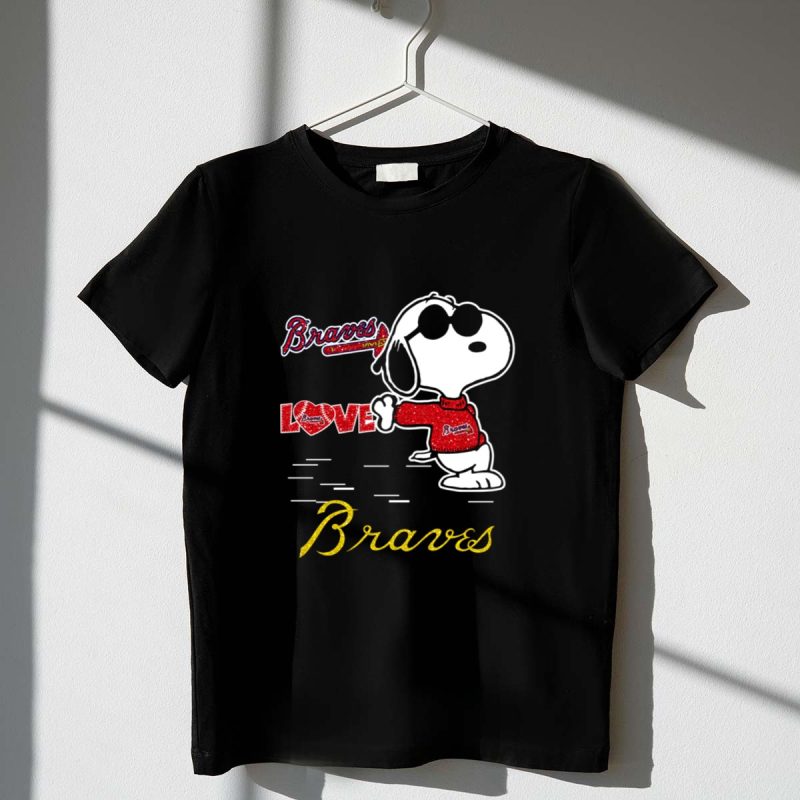 Snoopy Braves Love Atlanta Braves 1 T Shirt