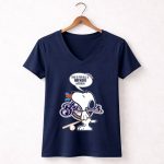 Snoopy Brewers Haters Baseball Milwaukee Fans 5 Womens V Neck.jpg
