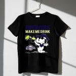 Snoopy Brewers Make Me Drink Milwaukee Brewers Fans Peanuts Comic 1 T Shirt.jpg
