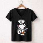 Snoopy Brooklyn Nets Fans Tongue Out Basketball Statement 6 Womens V Neck