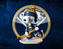 Snoopy Buffalo Sabres Banner