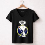 Snoopy Buffalo Sabres Haters Message 7 Womens V Neck.jpg