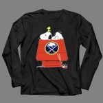 Snoopy Buffalo Sabres Hockey Doghouse Woodstock Nhl Peanuts 4 Long Sleeves.jpg