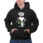 Snoopy Cartoon with Minnesota Wild Hockey Fans Message for All U Wild Haters 2 Hoodie.jpg