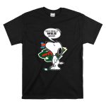 Snoopy Cartoon with Minnesota Wild Hockey Fans Message for All U Wild Haters T Shirt 6.jpg