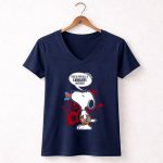 Snoopy Cavaliers Basketball Fans Shoutout To Haters 5 Womens V Neck