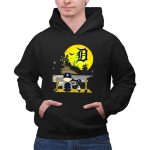 Snoopy Charlie Brown Detroit Tigers Halloween Moon Scene 2 Hoodie.jpg