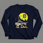 Snoopy Charlie Brown Detroit Tigers Halloween Moon Scene 6 Long Sleeves.jpg