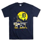 Snoopy Charlie Brown Detroit Tigers Halloween Moon Scene T Shirt 7.jpg