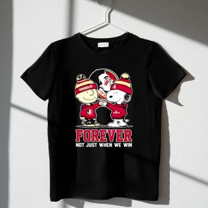 Snoopy Charlie Brown Florida State Seminoles forever not just when we win 1 T Shirt.jpg
