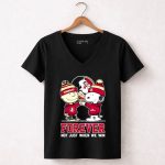 Snoopy Charlie Brown Florida State Seminoles forever not just when we win 7 Womens V Neck.jpg