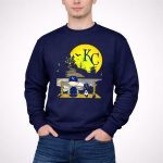 Snoopy Charlie Brown Halloween Kansas City Royals Moon Scene 3 Sweatshirt.jpg