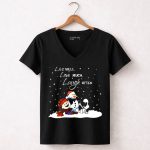 Snoopy Charlie Brown Live Well Love Much Laugh Often Winter Snowman Scene T Shirt 51 1.jpg