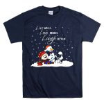 Snoopy Charlie Brown Live Well Love Much Laugh Often Winter Snowman Scene T Shirt 7 1.jpg
