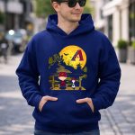Snoopy Charlie Brown Sit Under Moon Arizona Diamondbacks Halloween 8 Hoodie.jpg