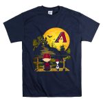 Snoopy Charlie Brown Sit Under Moon Arizona Diamondbacks Halloween T Shirt 7.jpg