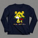 Snoopy Charlie Brown Sunflower Happy Mothers Day 6 Long Sleeves