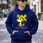 Snoopy Charlie Brown Sunflower Happy Mothers Day 8 Hoodie