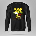 Snoopy Charlie Brown Sunflower Happy Mothers Day 9 Sweatshirt