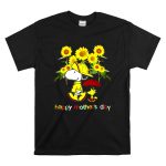 Snoopy Charlie Brown Sunflower Happy Mothers Day T Shirt 6